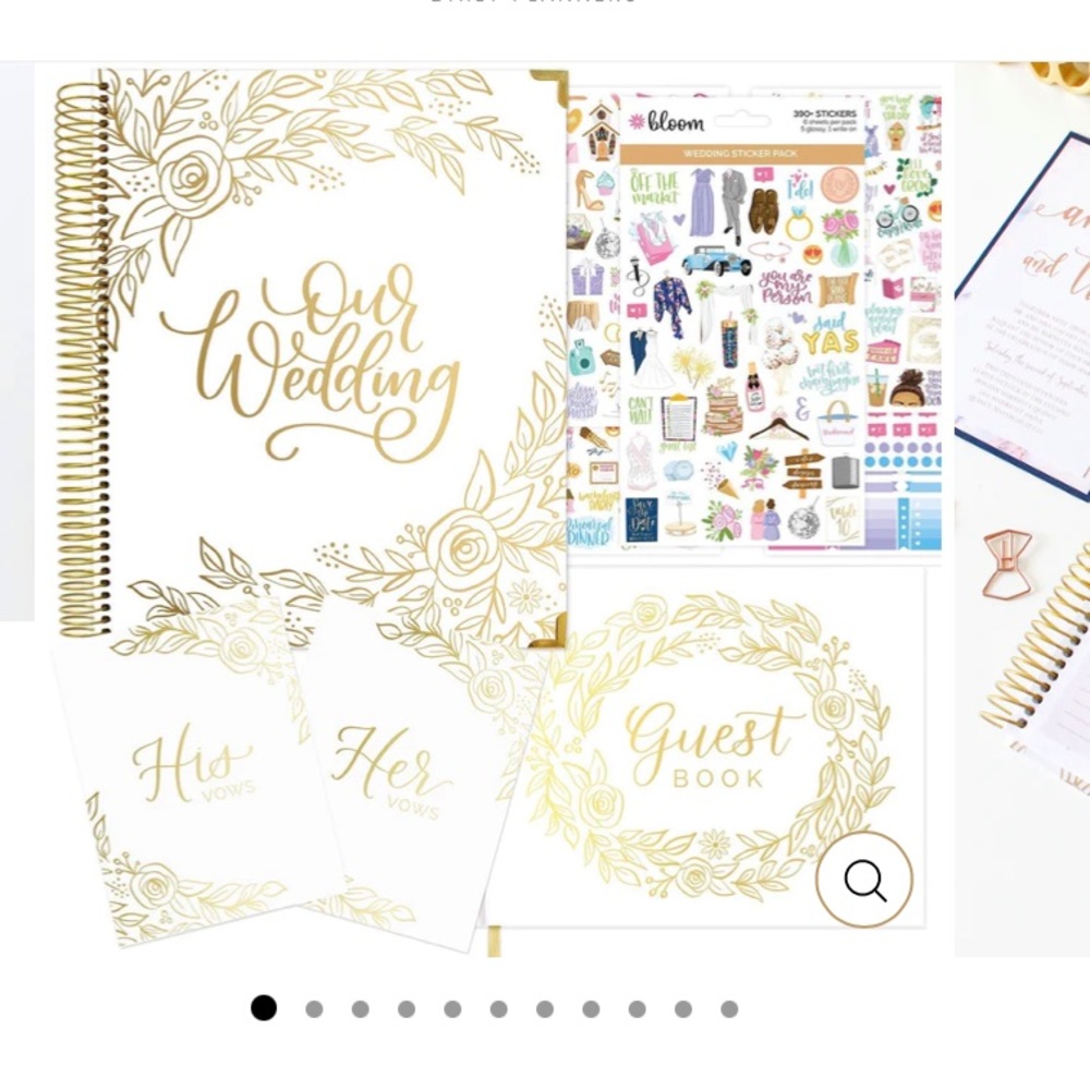 Bloom Planners Ultimate Wedding Planning Bundle.